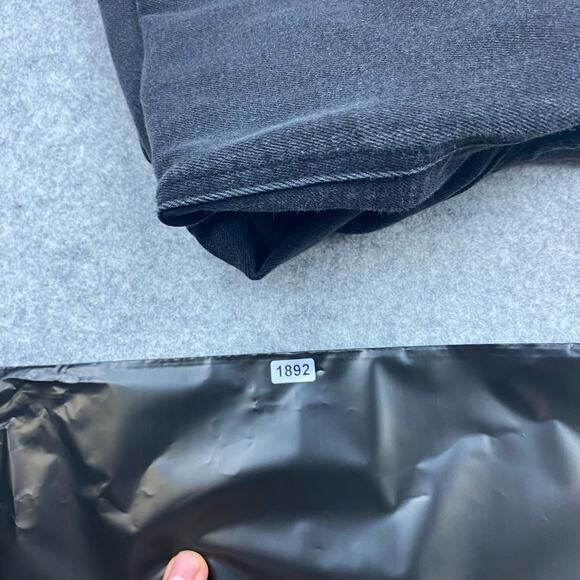 Old Navy jeans womens 12 28/27 skinny highrise black biker emo goth y2k Stretch - Picture 10 of 10